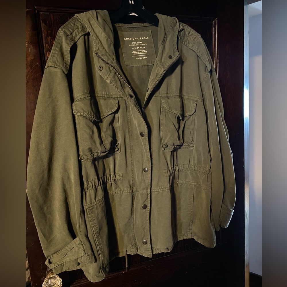 AE 🦅 Green Utility Jacket